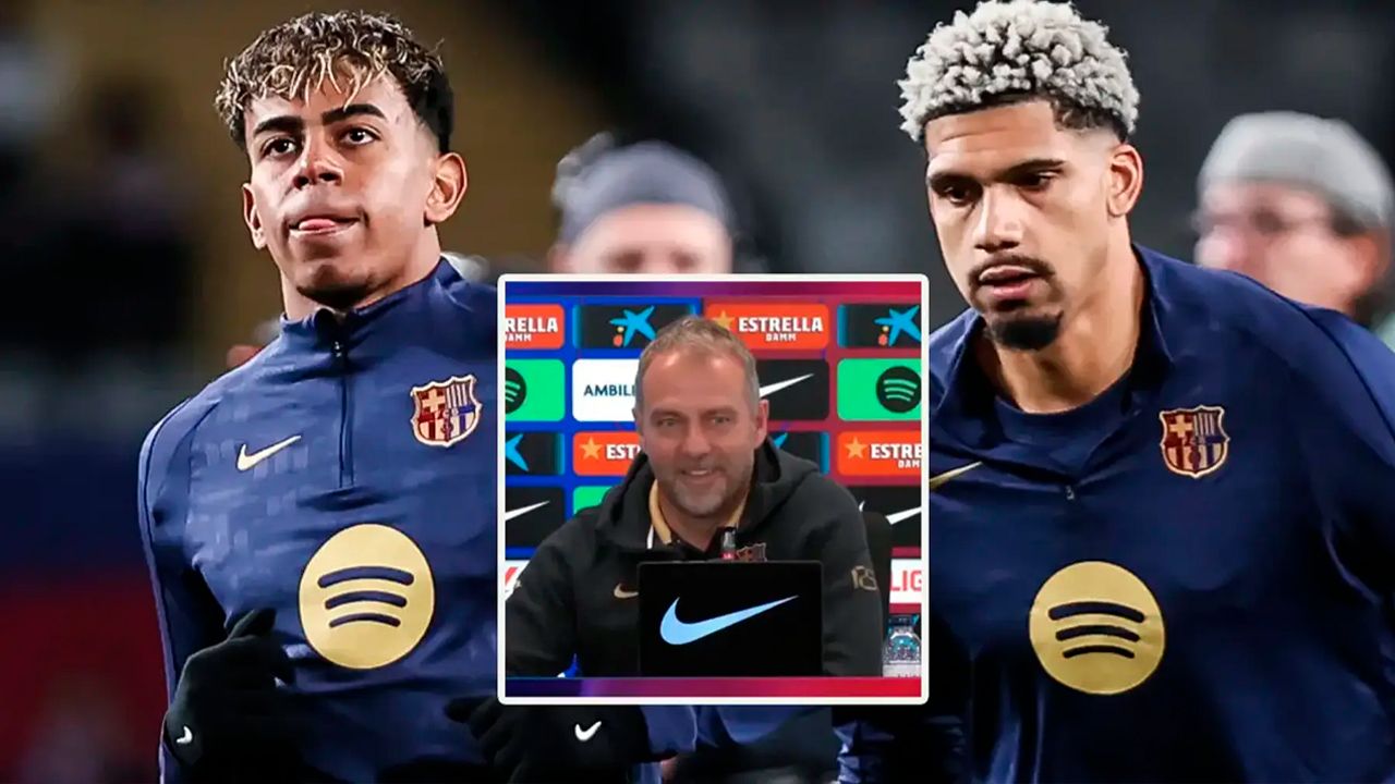 Flick: "¿Araujo? No tengo ninguna señal de que se pueda ir"