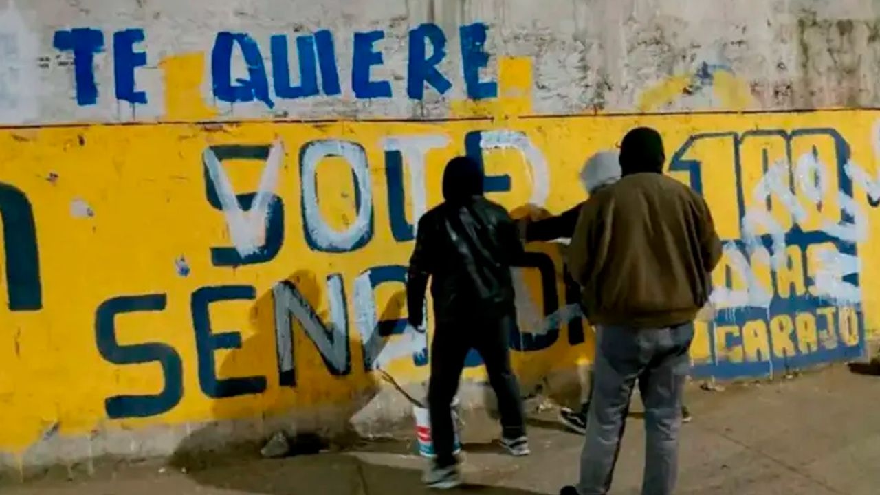 Aparecen grafitis en La Paz y El Alto que promueven el voto nulo