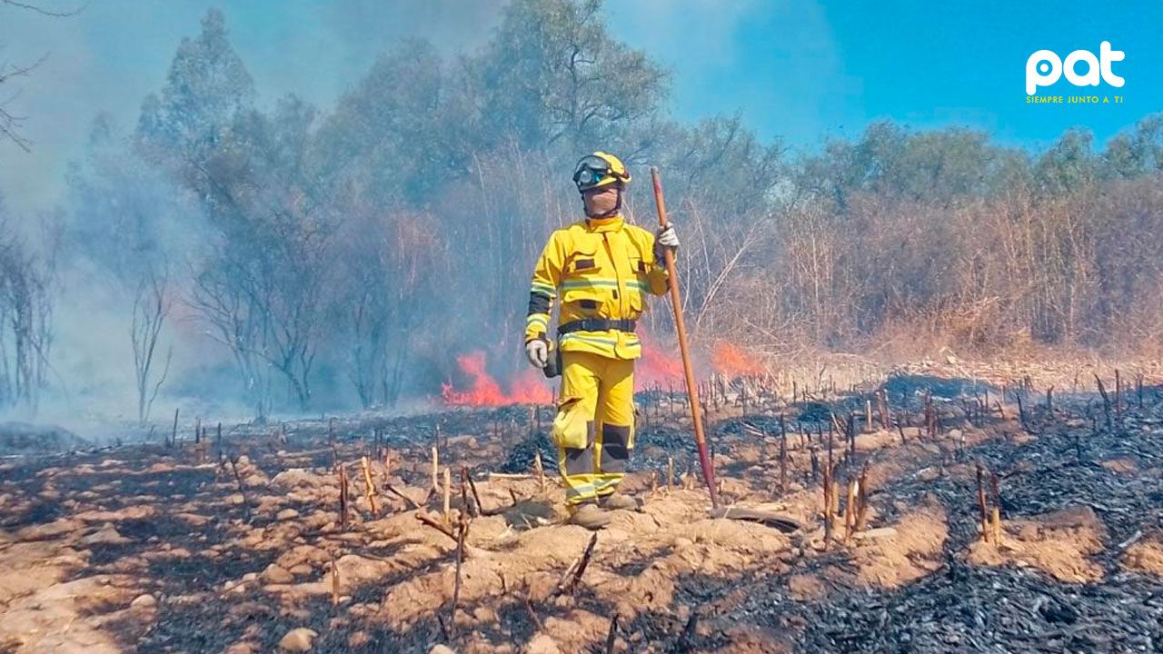 Incendios en la serranía de Sama ponen en riesgo viviendas y dejan tres heridos