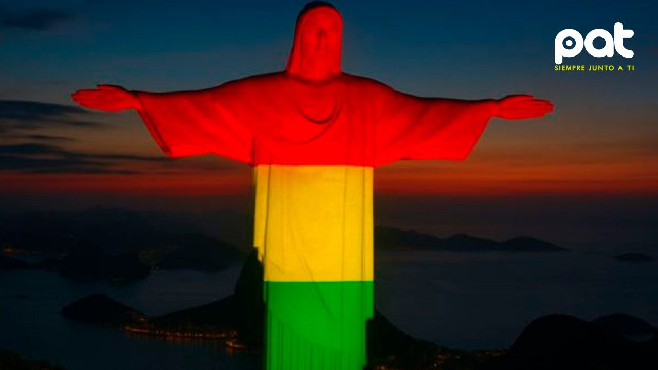 El Cristo Redentor de Brasil  se iluminará con los colores de Bolivia por el Bicentenario