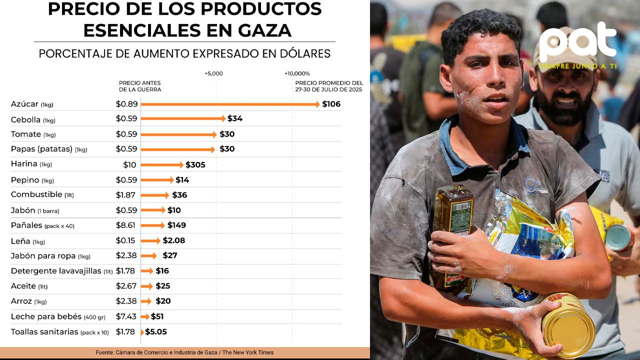  Cuánto cuesta la comida básica en Gaza, si la puedes encontrar