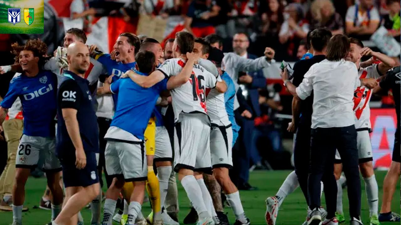 Rayo Vallecano ya tiene posibles  rivales para su regreso a Europa:  KÍ Klaksvík o Neman Grodno