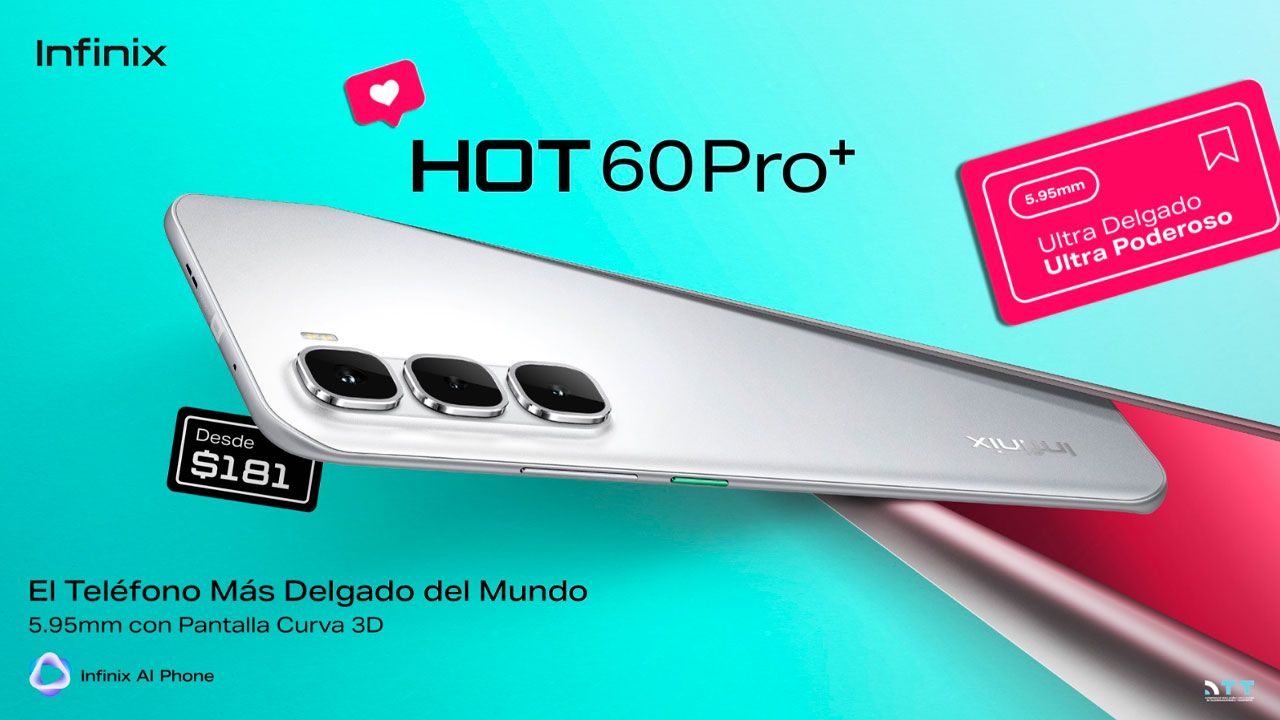 INFINIX lanza en Bolivia el HOT 60 Pro+, el smartphone curvo más delgado del mundo con IA integrada