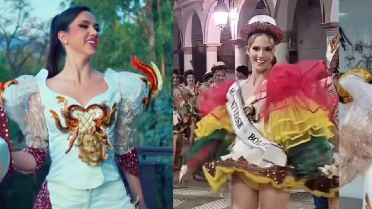 Reinas de belleza deslumbran en la Entrada de Urkupiña junto a Caporales ELFEC