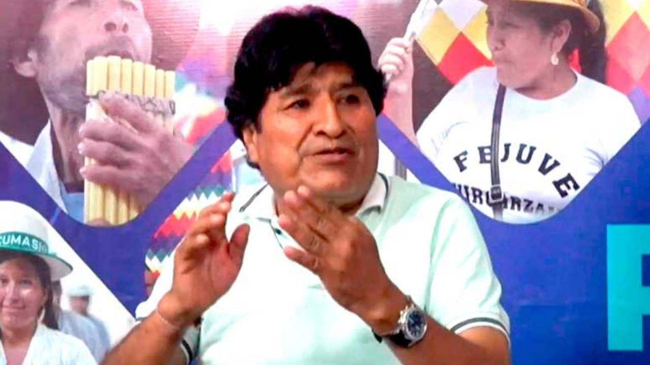 Evo dice que ganó Lara y no Rodrigo Paz