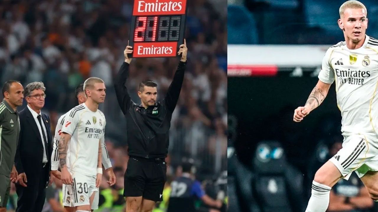 Mastantuono debuta con el Real  Madrid y entra en la historia del club