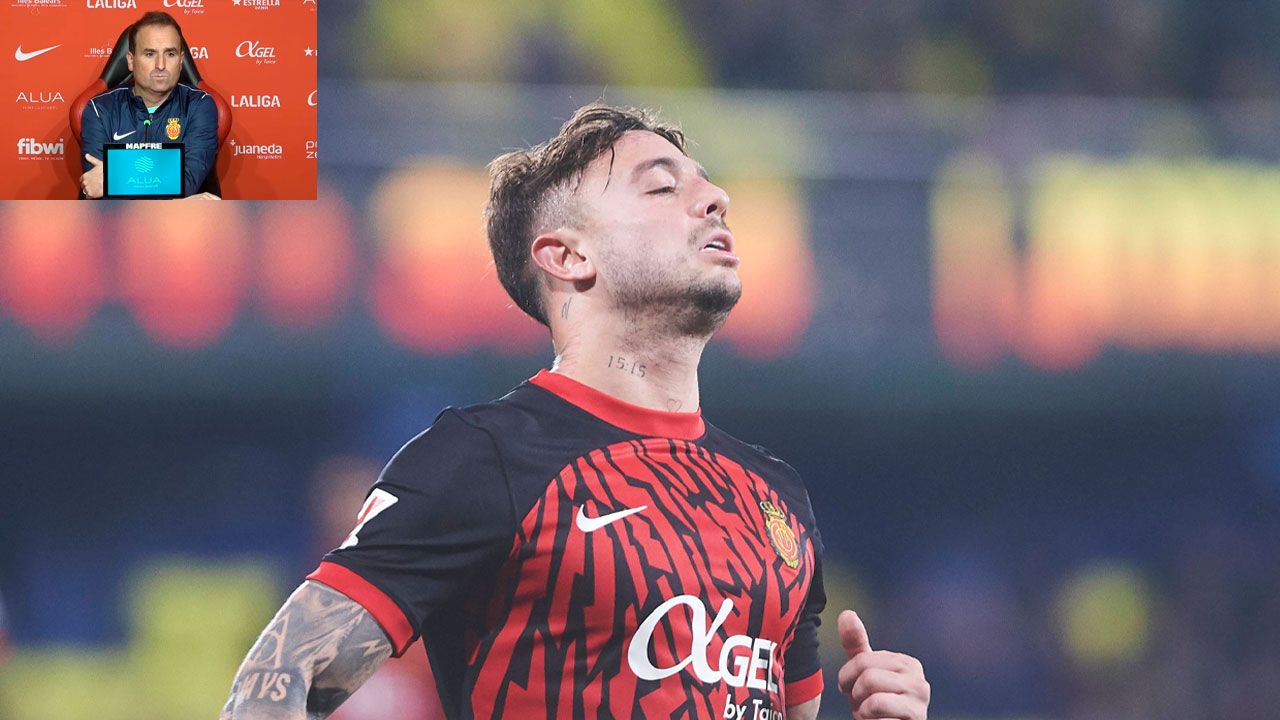 Tensión en el Mallorca entre Arrasate y Maffeo durante entrenamiento