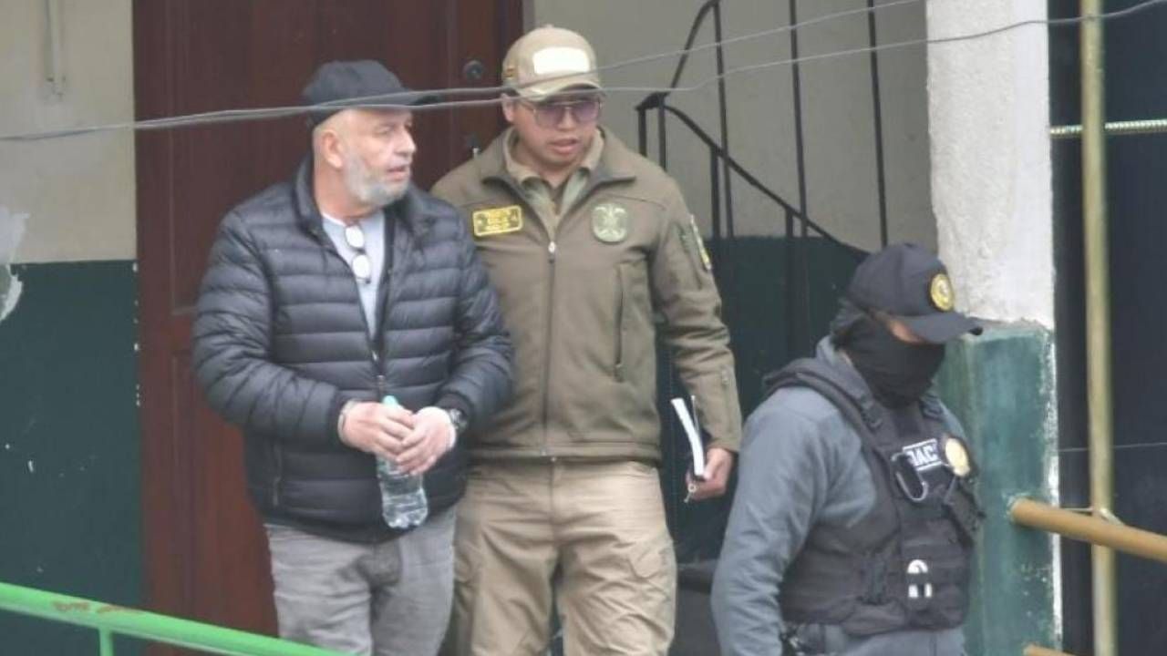El exministro Arturo Murillo asiste a su primera audiencia en La Paz