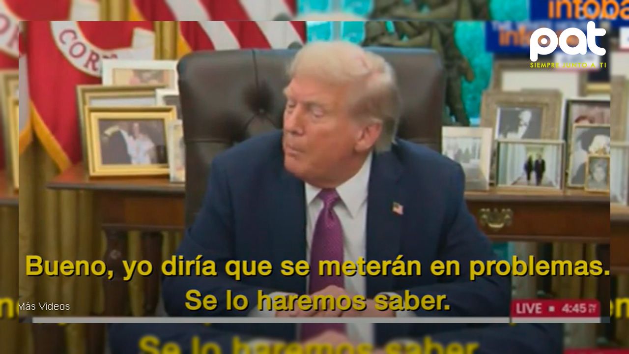 Trump advierte que derribará aviones venezolanos y anuncia regreso del “departamento de guerra”