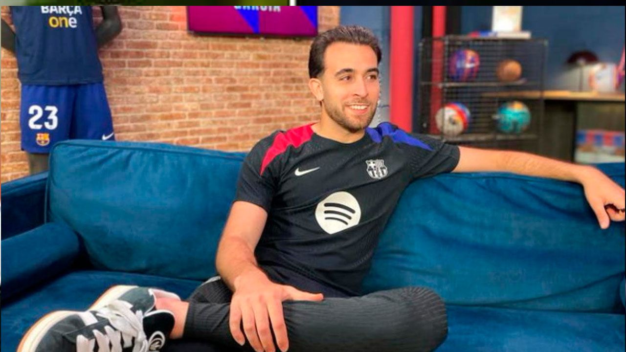 Eric Garcia abre las puertas de su  vida personal: de la Masia a su  gimnasio en casa