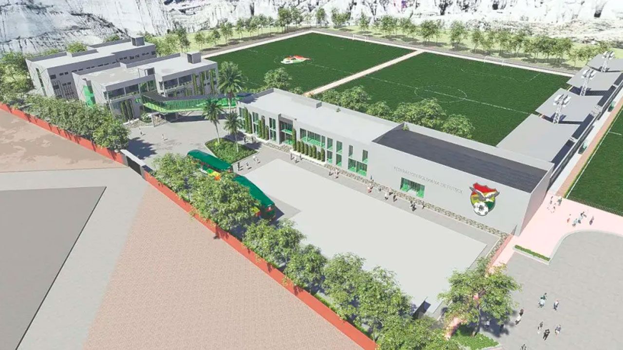 La Casa de la Verde contará con  tres canchas de césped natural en  Achumani