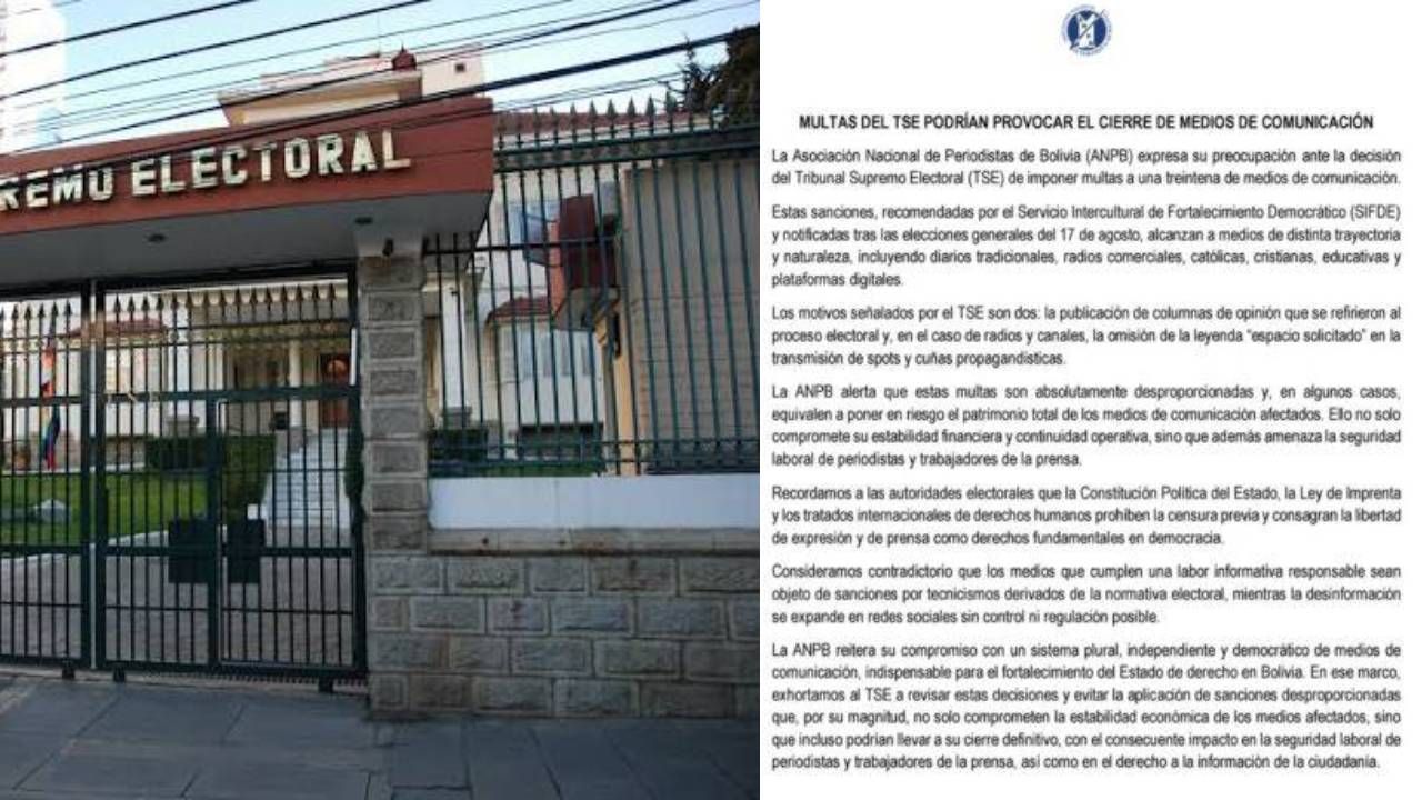 ANPB alerta sobre el impacto de las multas del TSE en medios de comunicación