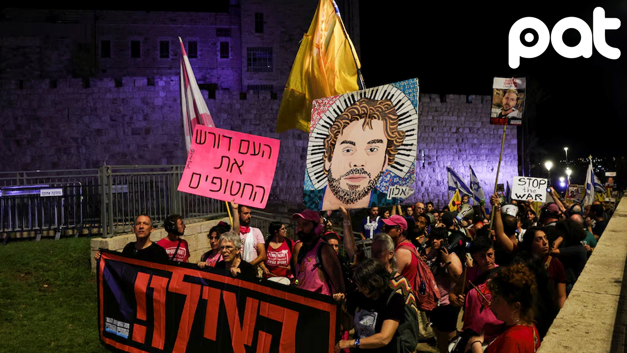 Masivas protestas en Israel exigen liberación de rehenes