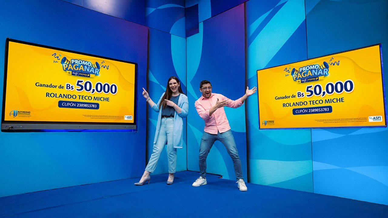 Promoción “Paganar” de Tigo Money entregó su premio mayor de Bs. 50.000 en su tercera versión