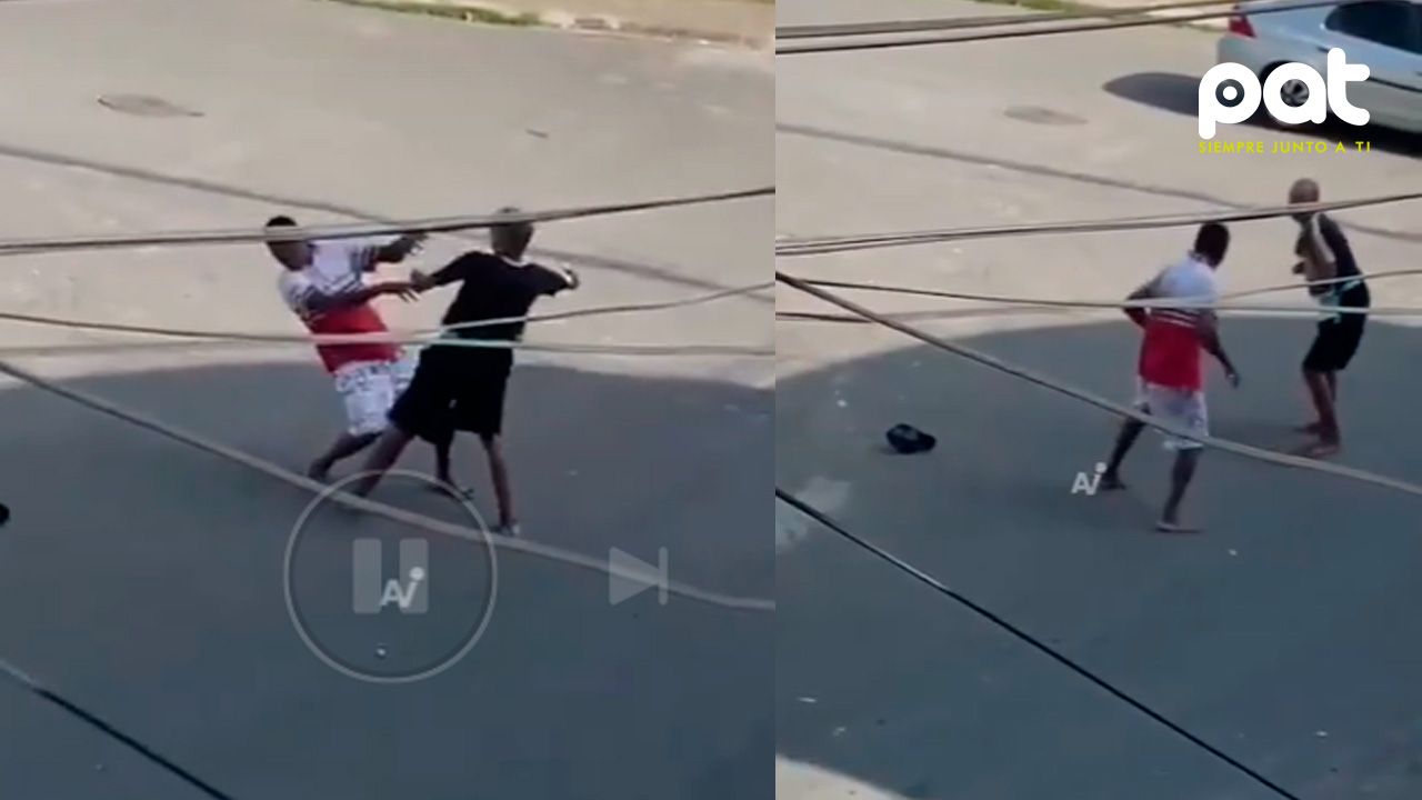 Vendedor sin manos noquea a joven en pelea callejera en Río de Janeiro