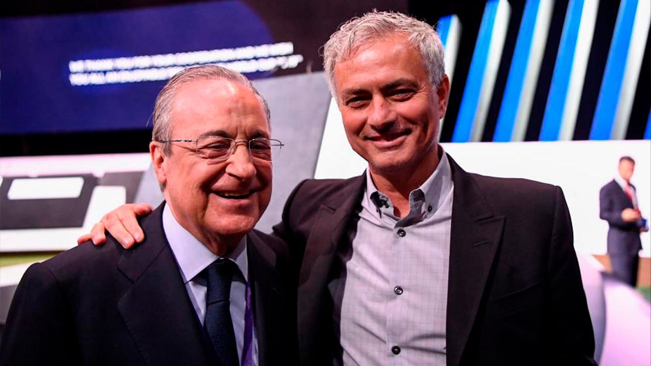 Mourinho y el mensaje que recibió  de Florentino: "Has regresado a  un equipo de tu nivel"