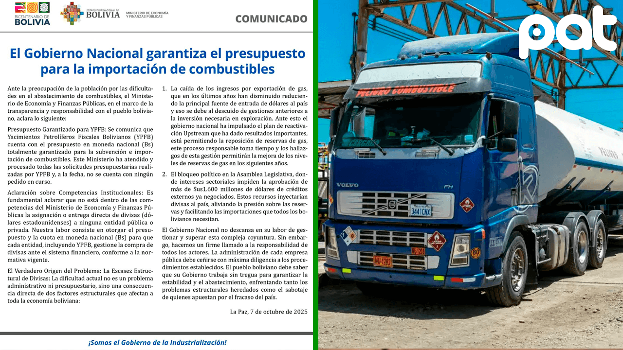 El Gobierno Nacional garantiza el presupuesto para importación de combustibles