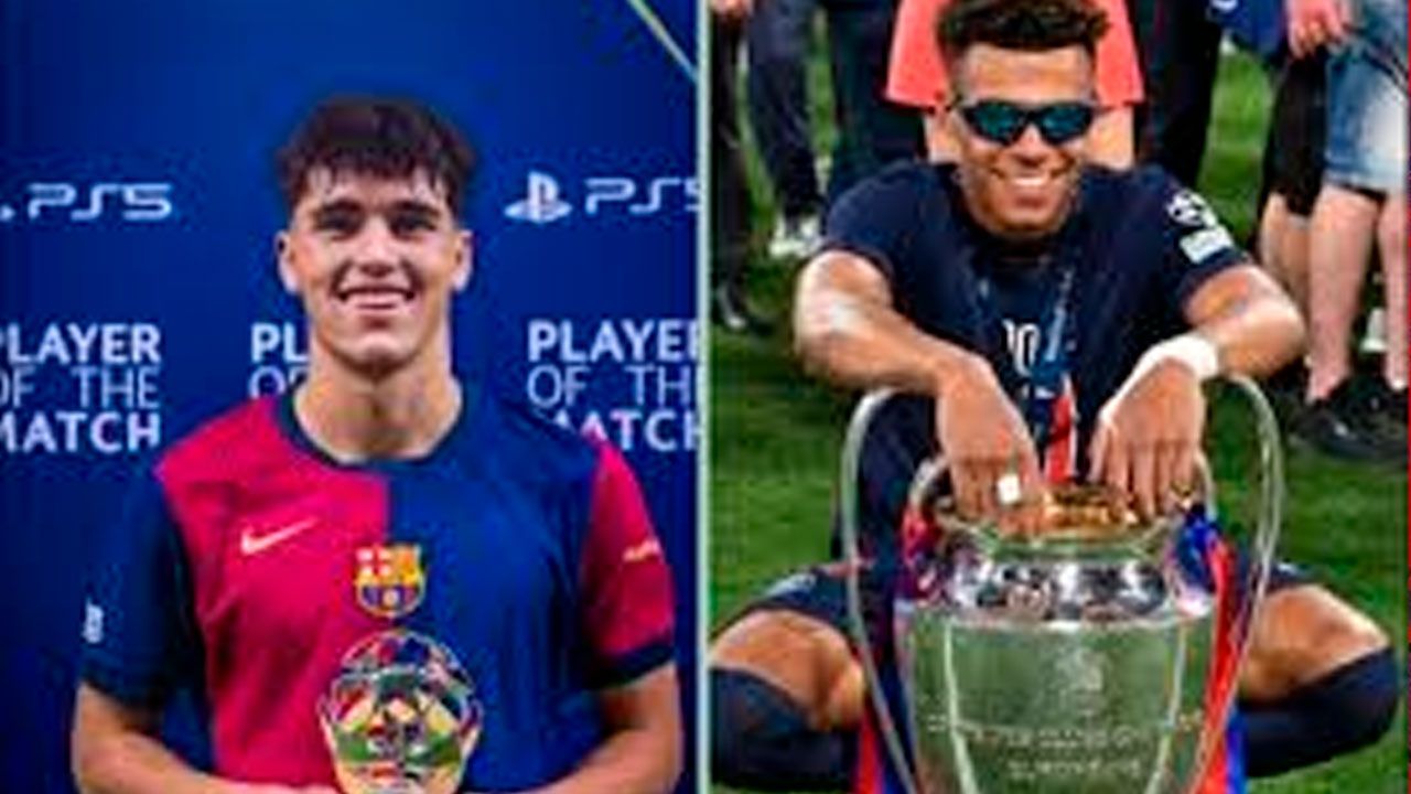Doué y Cubarsí protagonizan un  nuevo duelo PSG-Barcelona por el  Golden Boy
