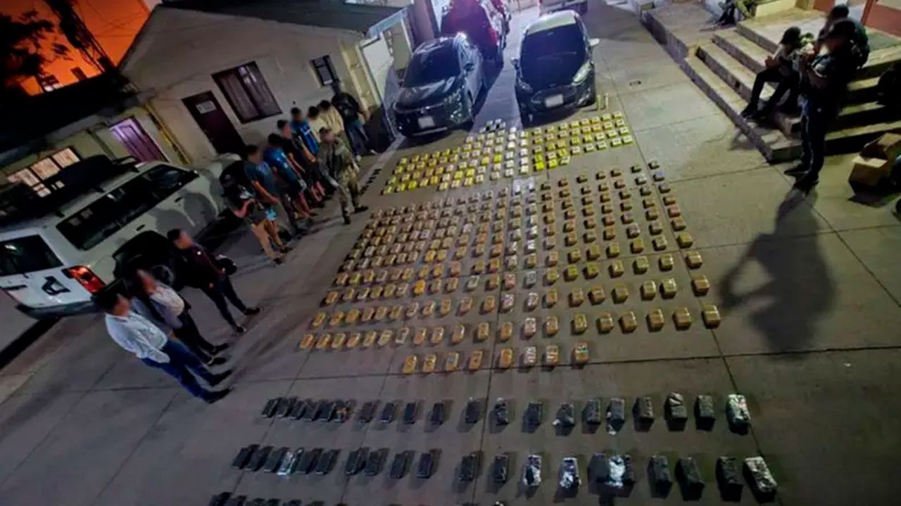 Cae clan familiar con casi 400 kilos de cocaína en Sacaba