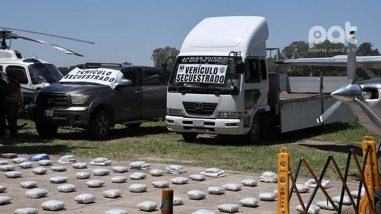 FELCN incauta más de 8 toneladas de cocaína y 30 toneladas de marihuana en tres meses