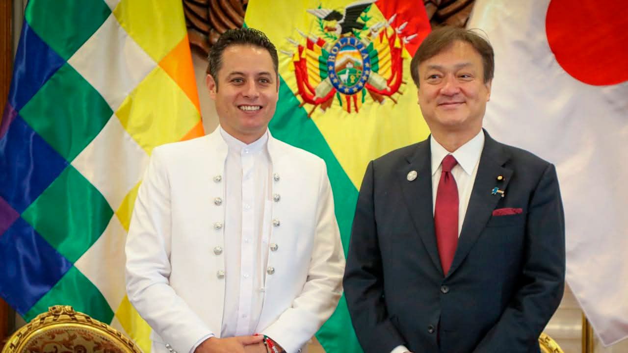 Edmand Lara se reúne con el ministro  japonés Iwao Horii para fortalecer  la cooperación bilateral