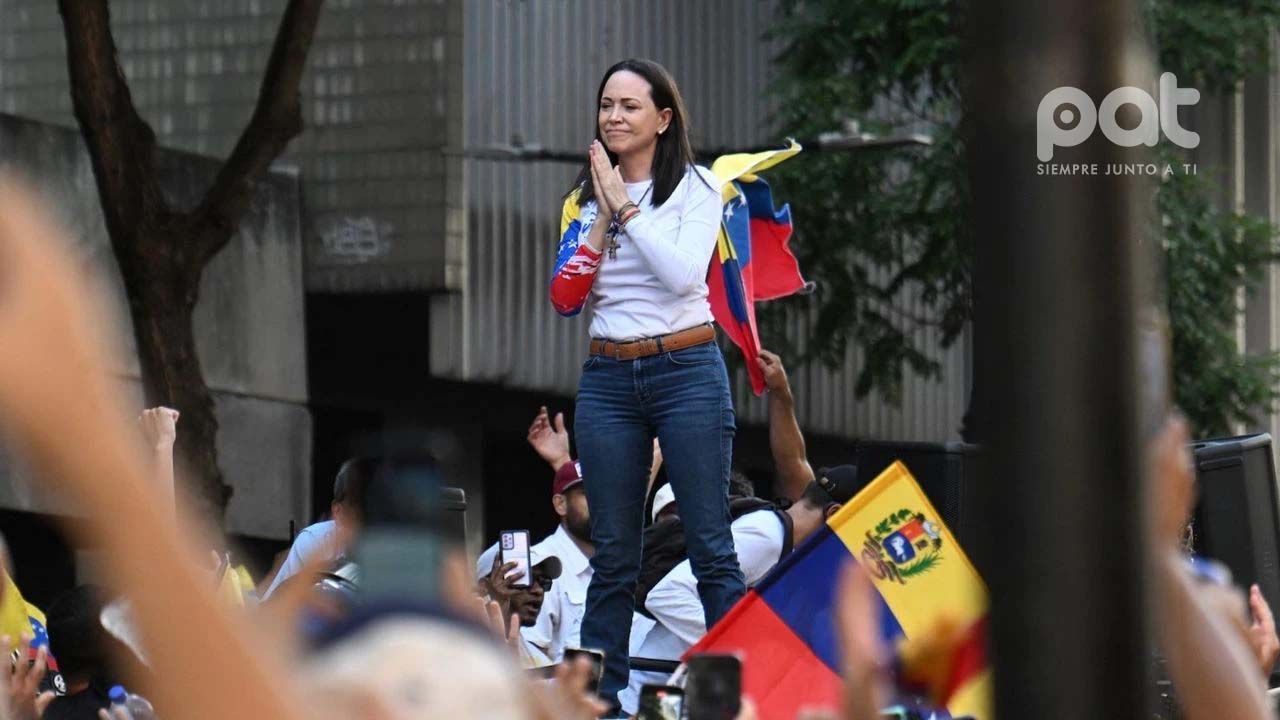 Machado asegura que Venezuela está “en el umbral de la libertad”