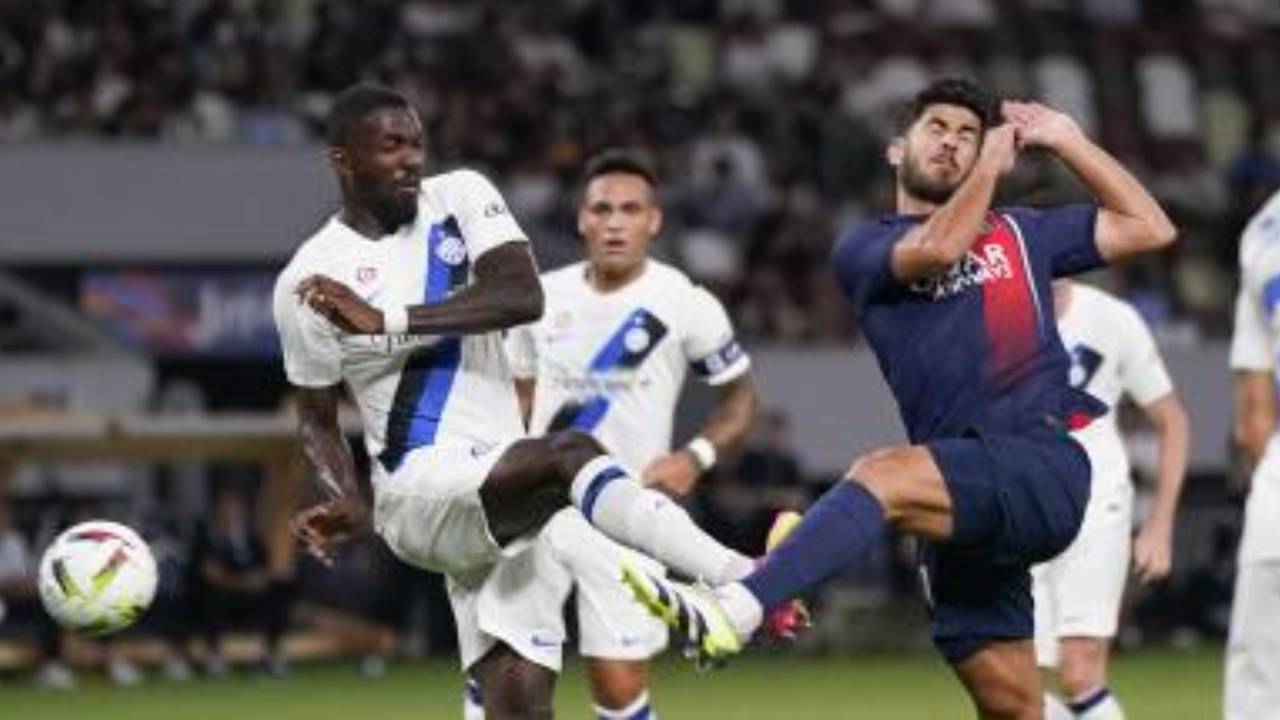 El PSG sufre derrota en partido amistoso frente al Inter de Milán