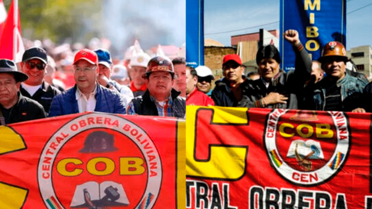 Aliada de Gobiernos del MAS, la COB protesta por cierre de ministerios, viceministerios y despidos en YPFB; amenaza con movilizaciones