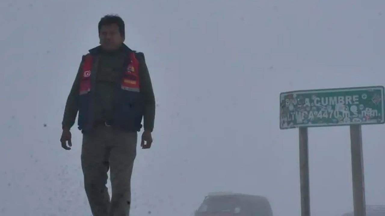 Alerta por nevadas activa prevención climática en cinco departamentos