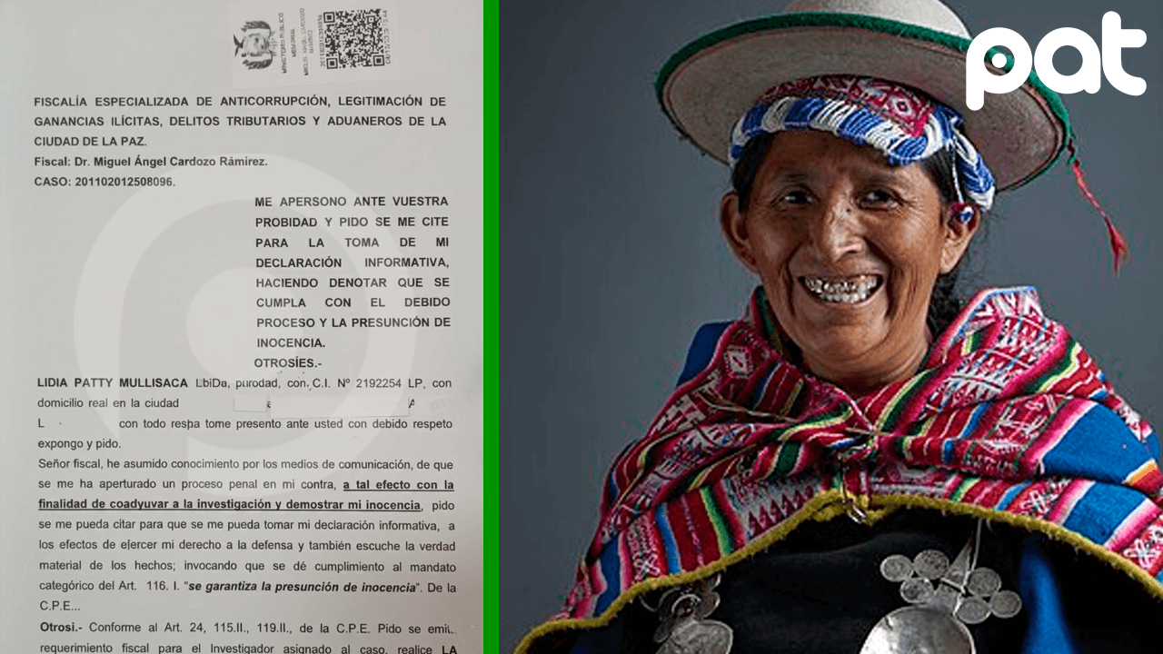 Exministra Lidia Patty se apersona a la fiscalía y pide ser citada a declarar