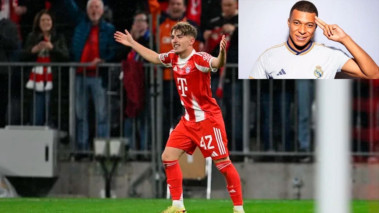 Lennart Karl supera a Mbappé y marca historia en la Champions