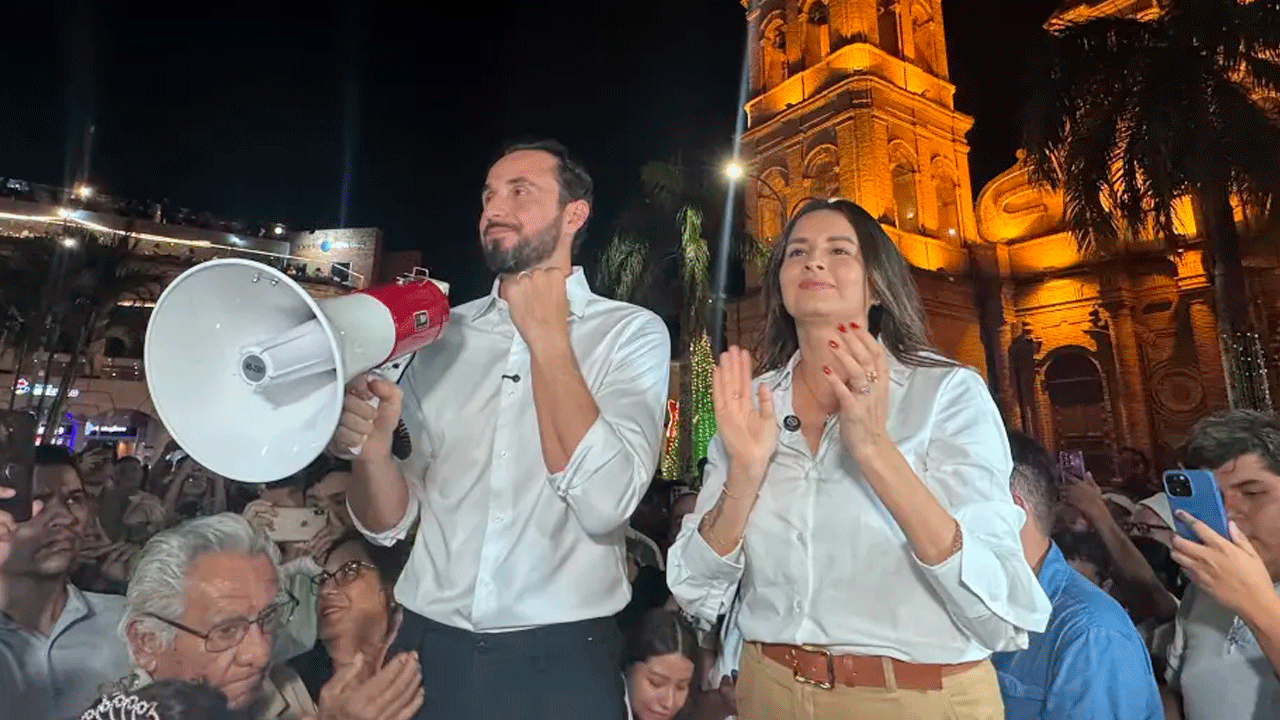 JP Velasco y Paola Aguirre confirman binomio en busca de la Gobernación cruceña