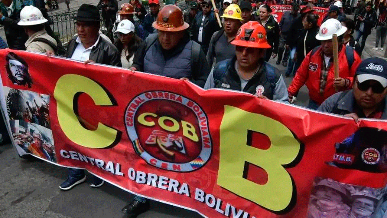COB convoca a ampliado para definir continuidad de movilizaciones