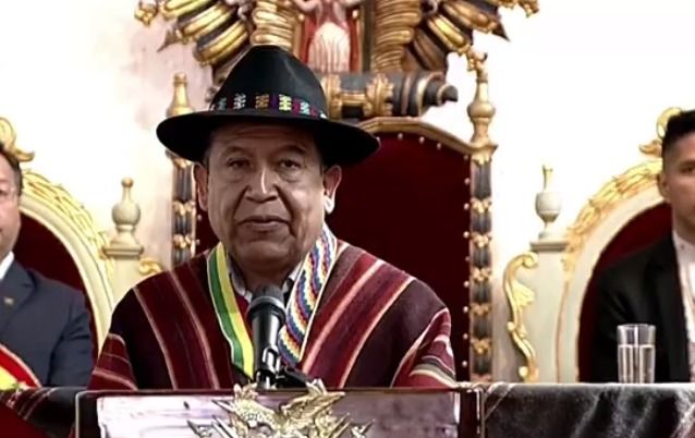 Vicepresidente Choquehuanca anuncia plan de "coincidencias patrióticas" para el bicentenario de Bolivia en 2025