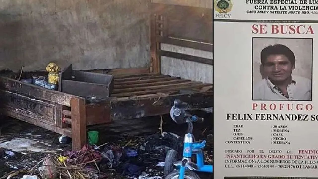 Buscan a Félix Fernández Soria el hombre que prendió fuego a su hijo, hijastro  y a  su ex mujer que le acabo la vida
