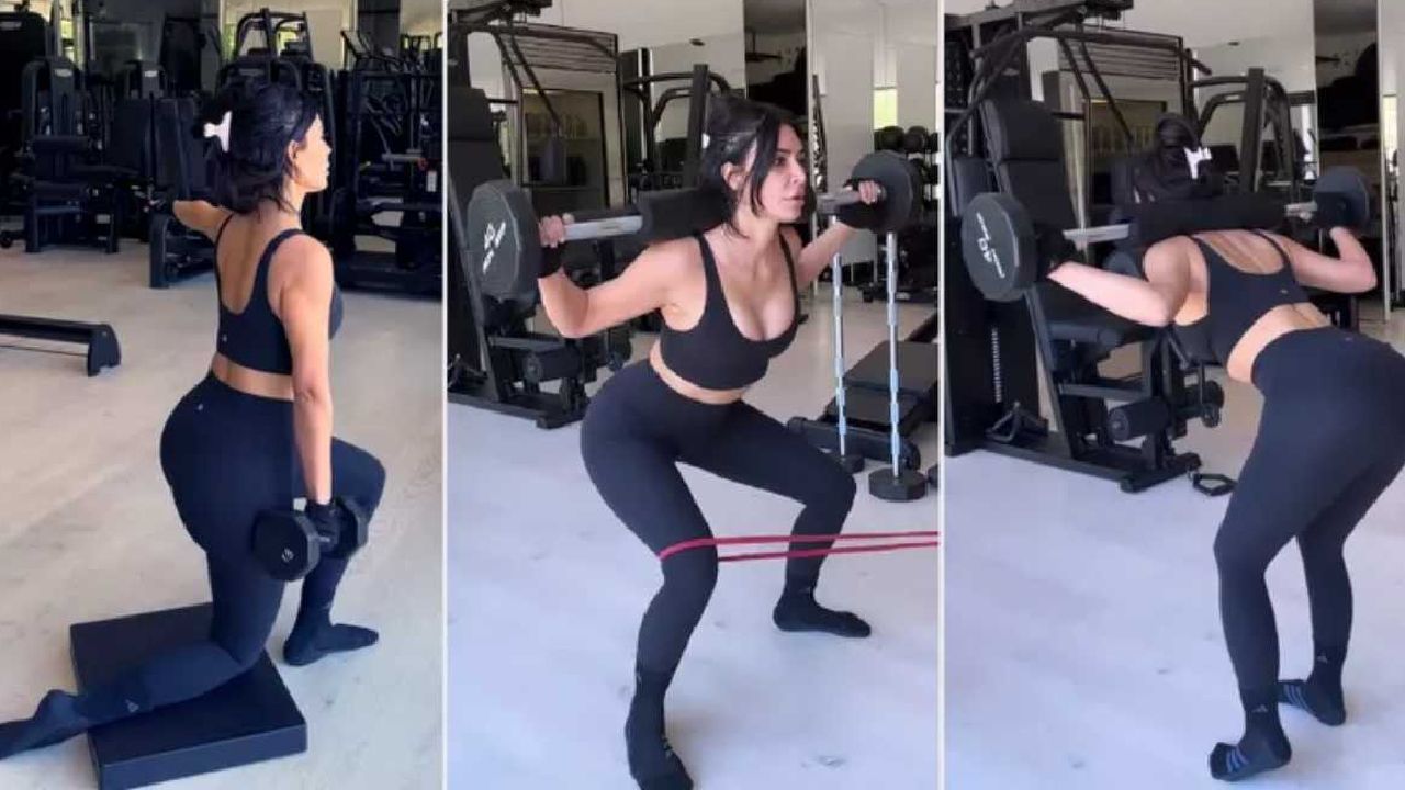 Kim Kardashian se fracturó el hombro y empieza rehabilitación física