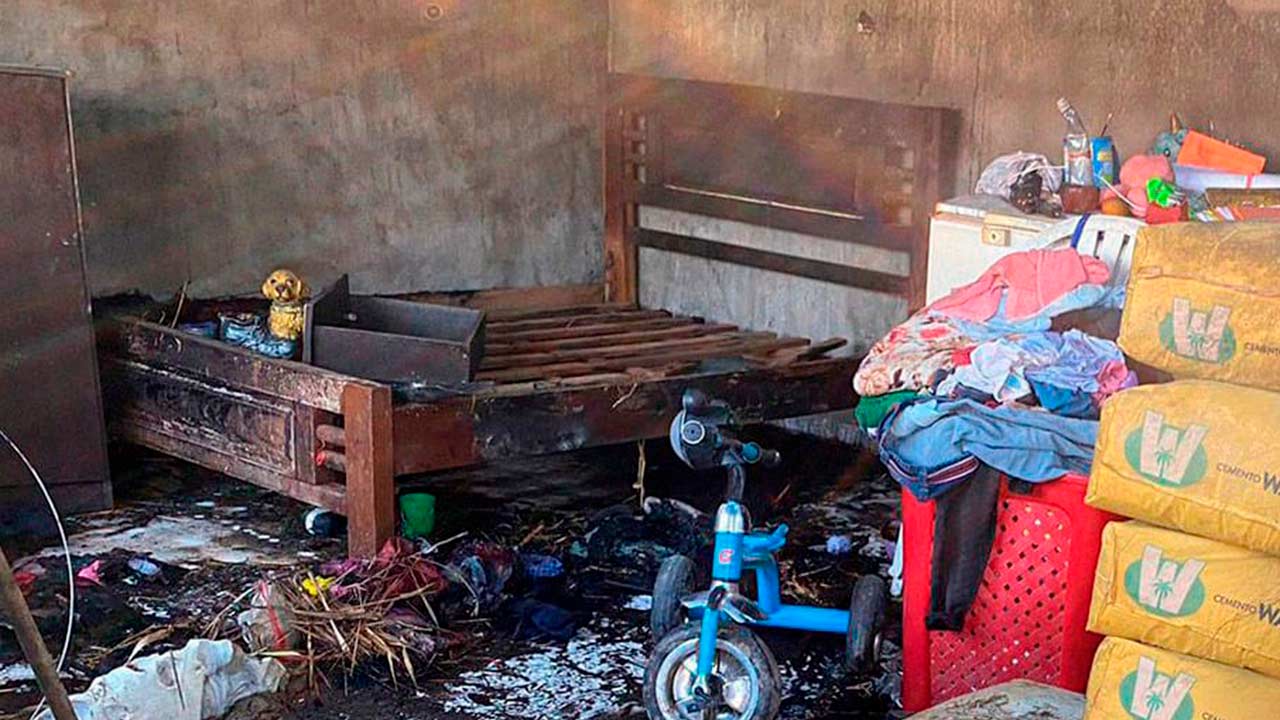 Tragedia indescriptible: Fallece niña de 11 años quemada junto a su madre y hermano