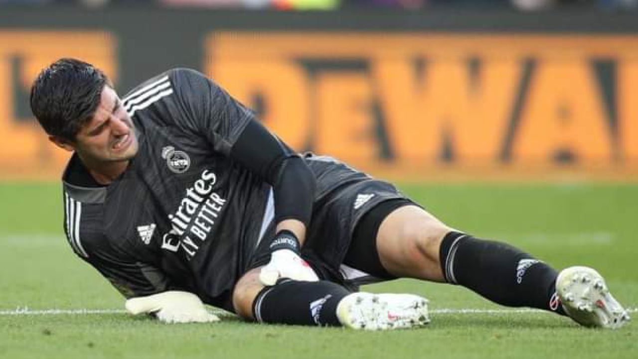 Courtois se lesionó 