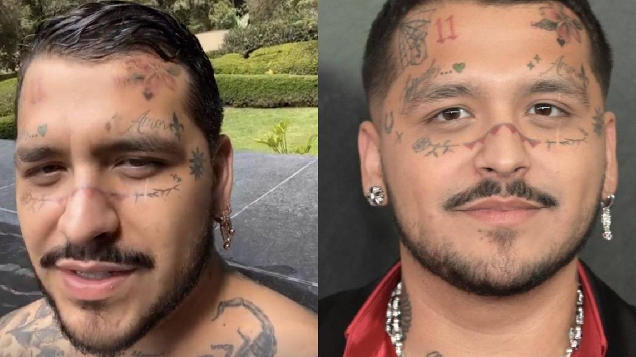 La transformación de Nodal tras removerse los tatuajes faciales