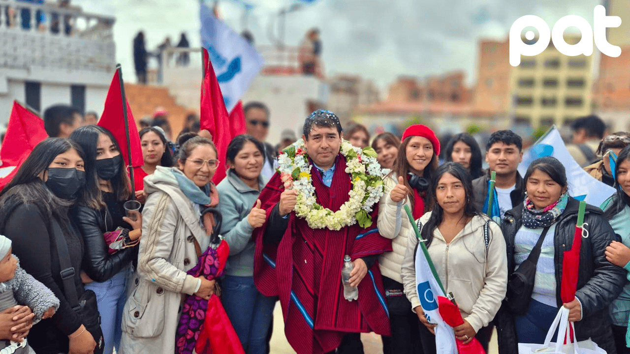 Organizaciones vivas de El Alto proclaman a Eynar Viscarra como candidato a alcalde 