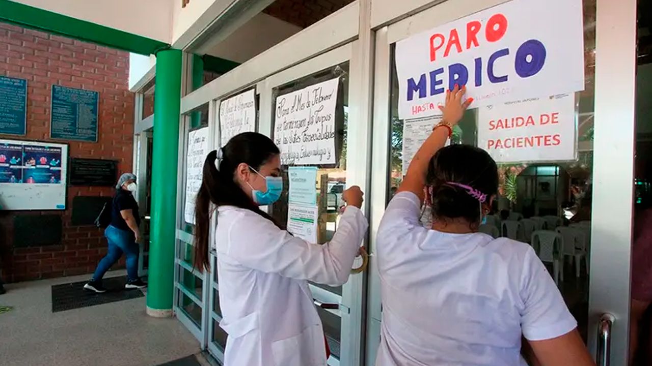 Tercera semana de paro de salud afectará atención en Santa Cruz