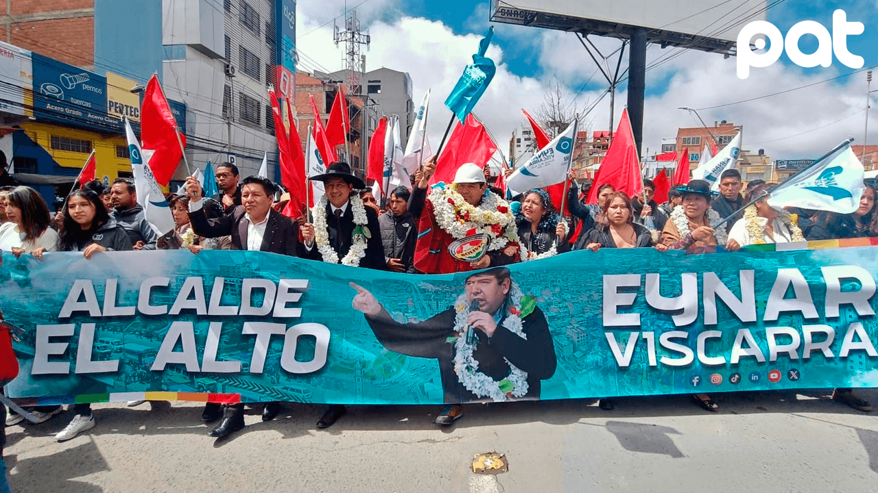 Organizaciones vivas de El Alto proclaman a Eynar Viscarra como candidato a alcalde