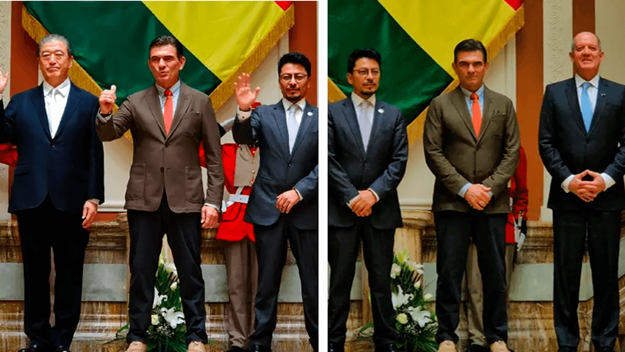 Paz recibe credenciales de embajadores y plantea “romper el enclaustramiento”