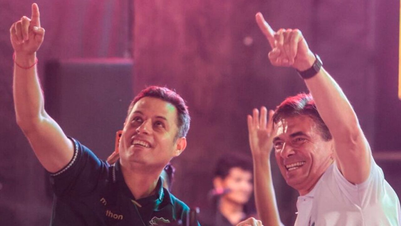 Paz y Lara coinciden en acto por el aniversario de Oruro y reciben bendición especial
