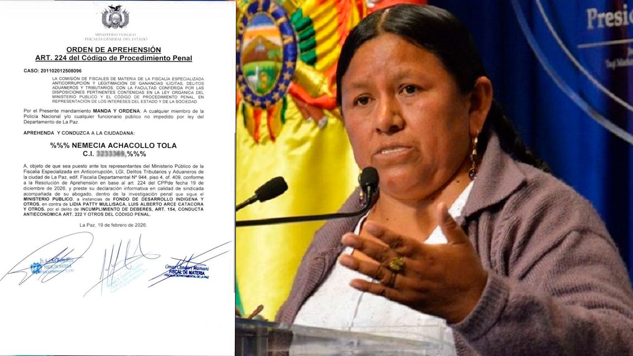 Emiten orden de aprehensión contra exministra por el caso Fondo Indígena