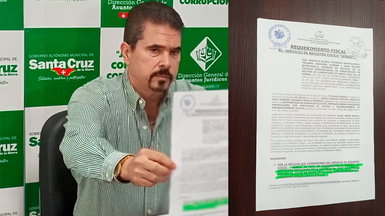 Extinción de proceso contra perovic probablemente haya caído en fraude procesal 