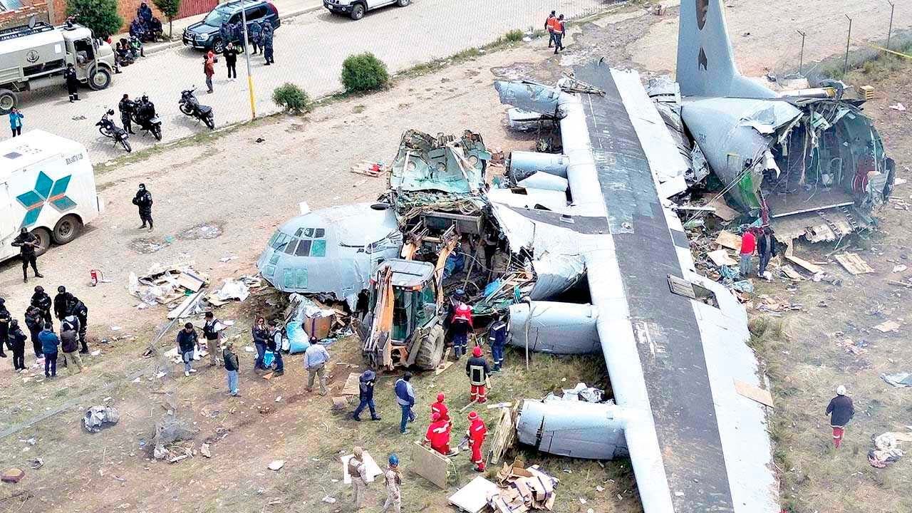 Tripulantes del avión Hércules declaran como testigos en investigación por accidente 