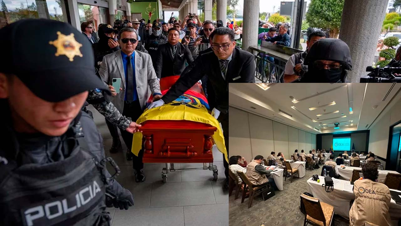 Enfrentan desafíos en medio de la violencia electoral: OEA observa elecciones en Ecuador