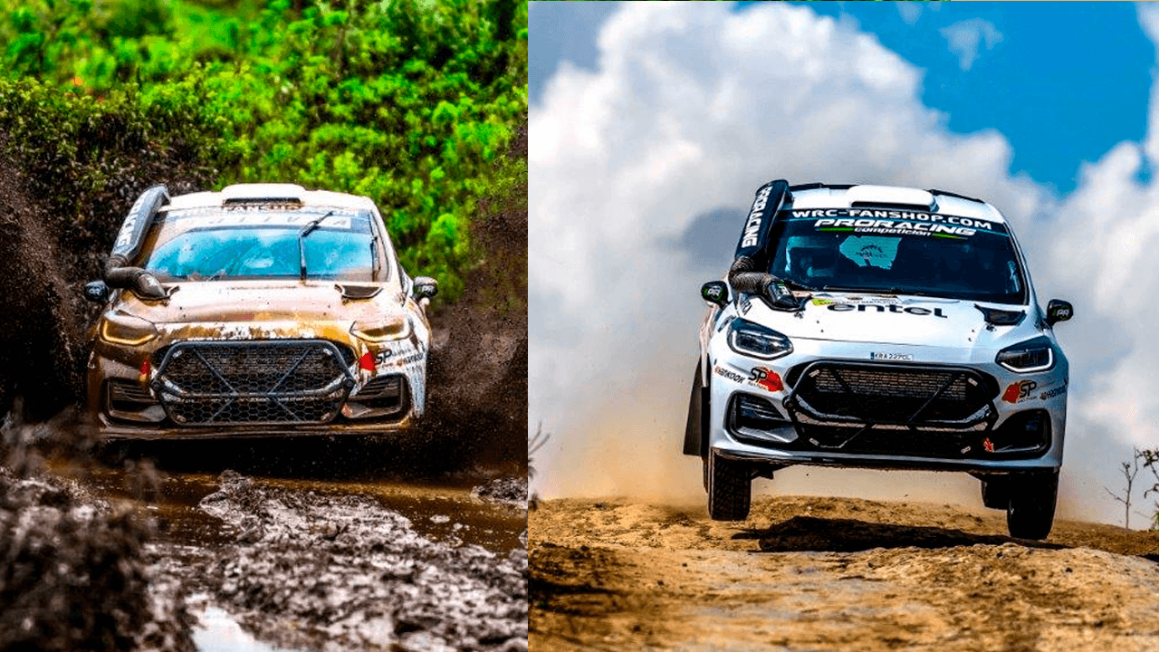Nataniel Bruun brilla en los tramos de Kenia pese a un inicio accidentado en el WRC3 