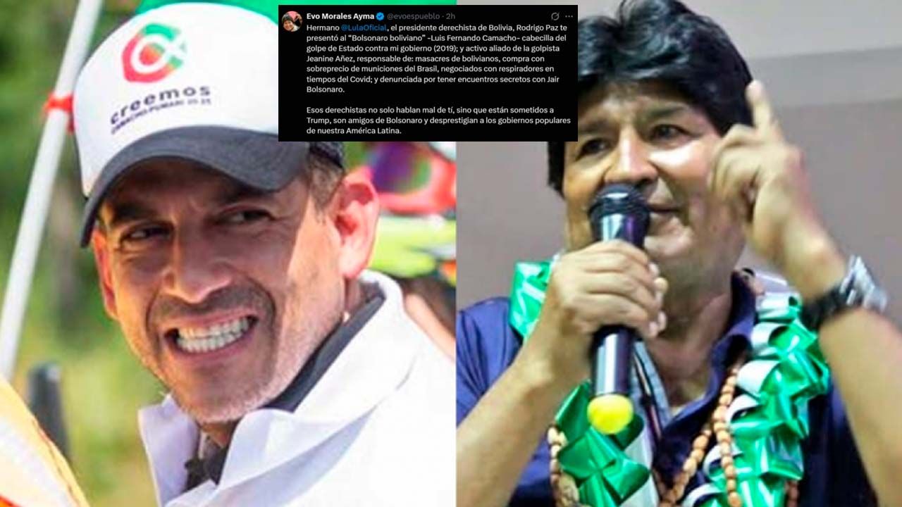 Evo Morales critica a Camacho durante visita de autoridades bolivianas a Brasil